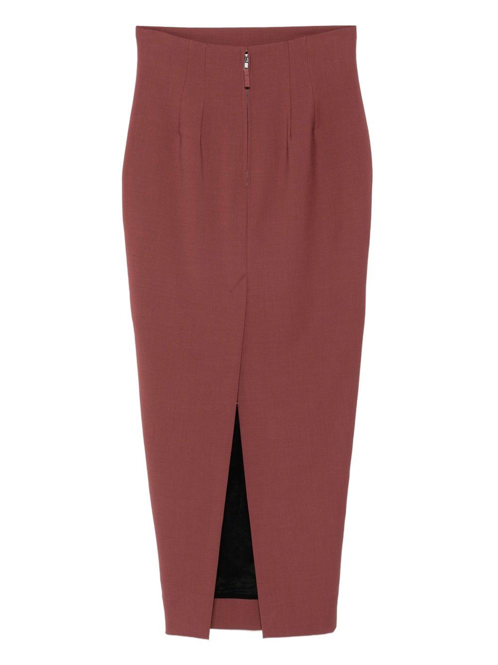 Gonna a vita alta in rosa Rick owens - donna 