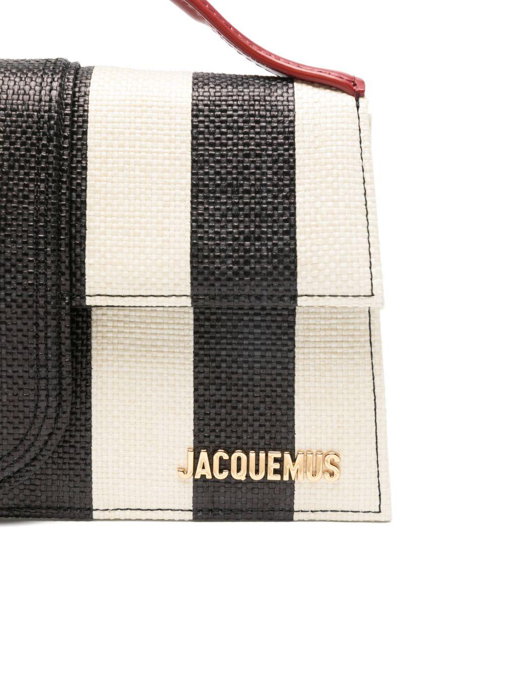 Borsa a mano le bambino grande in nero e bianco Jacquemus - donna 