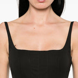 Abito midi La Agave Robe in nero Jacquemus - donna 