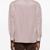 Camicia a maniche lunghe con abbottonatura nascosta in rosa Lardini - uomo 
