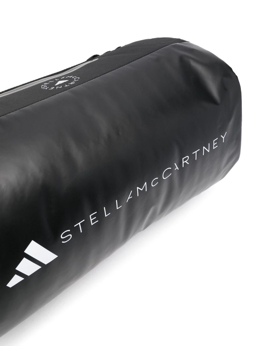 Borsa con stampa logo in nero Adidas by stella mc cartney - donna 