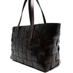 Borsa tote japan in marrone scuro Dragon Diffusion - donna 