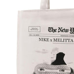 Borsa a spalla  New York Times in bianco 