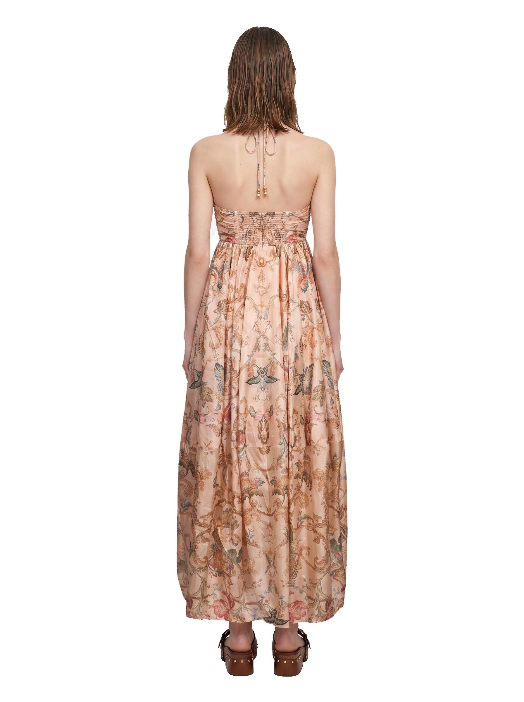 Abito maxi Roselight con stampa floreale 