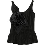 Top con applicazione a fiori in nero Simone rocha - donna 