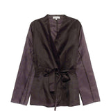 Giacca kimono in marrone scuro Antonelli - donna 