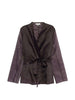Giacca kimono in marrone scuro Antonelli - donna