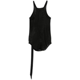 Canotta con scollo olimpionico in nero Rick owens drkshdw - donna 