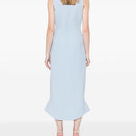Abito con ricamo in azzurro chiaro David Koma - donna 