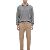 Polo in cotone piquet blu navy 