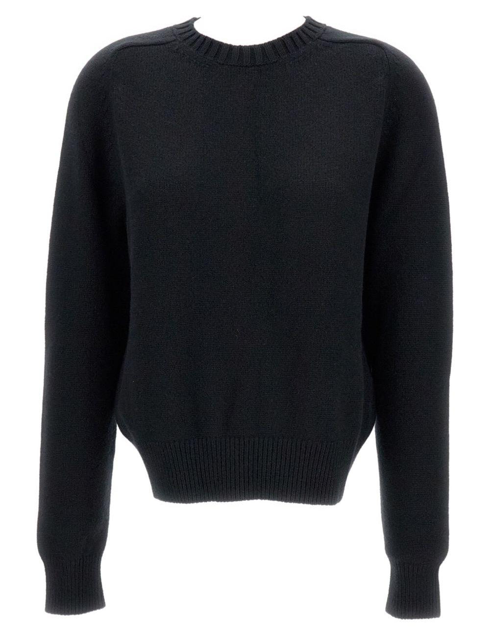 Maglione girocollo in nero Khaite - donna 