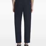 Pantaloni con elastico in blu Lanvin - uomo 