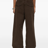 Pantaloni cargo con coulisse in marrone Entire studios - unisex 
