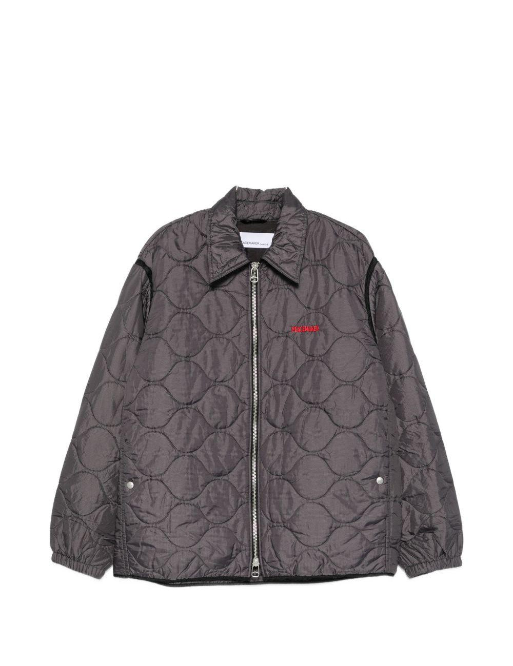 Giacca trapuntata in nero Oamc peacemaker - uomo 