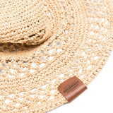 Cappello a secchiello con logo in beige Ruslan baginskiy - donna 