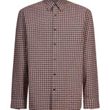 Camicia in cotone check multicolor 