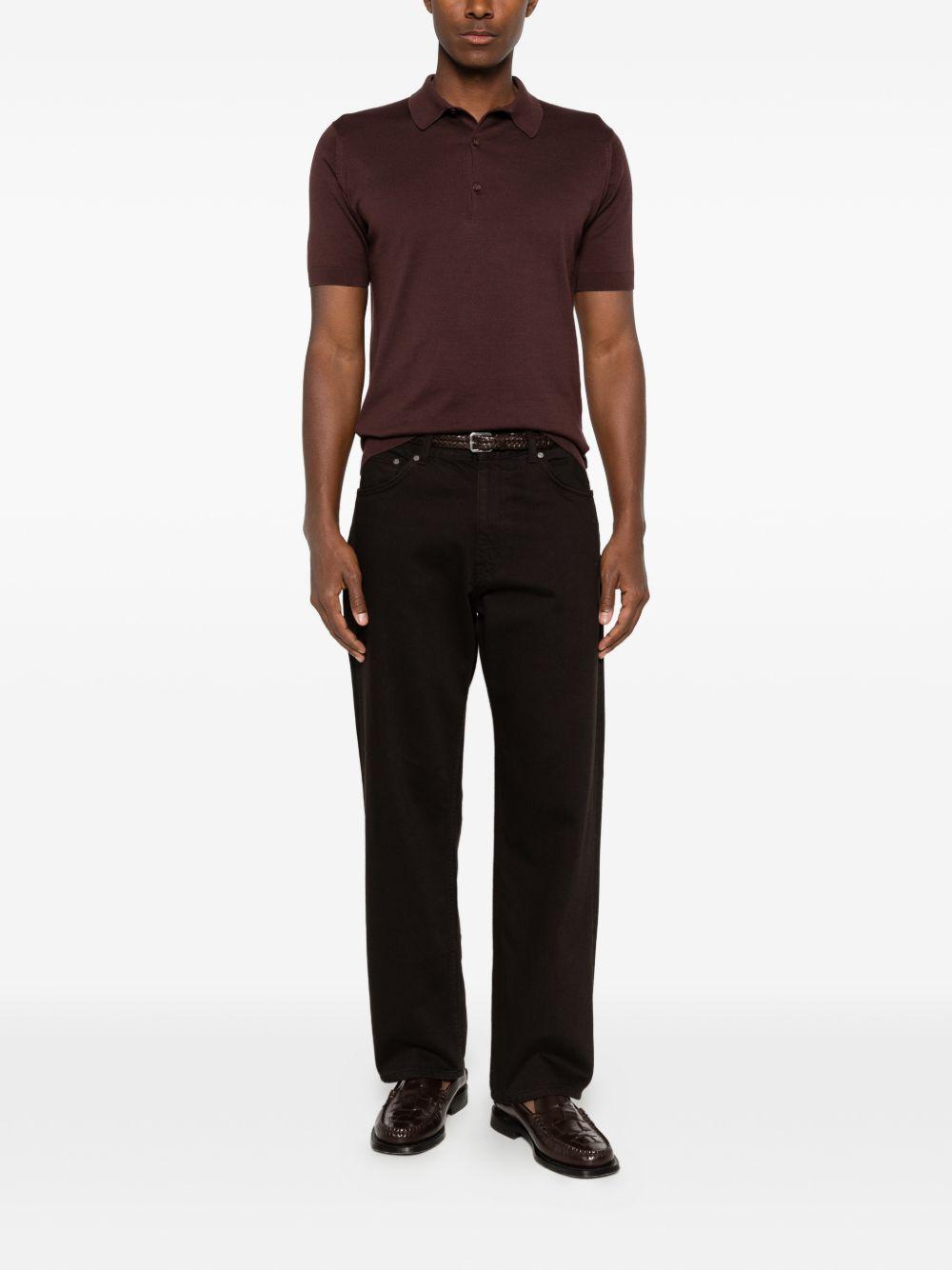 Polo Adrian in viola John smedley - uomo 