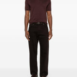 Polo Adrian in viola John smedley - uomo 