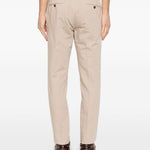 Pantaloni chino con passanti per cintura in beige Zegna - uomo 