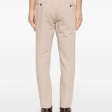 Pantaloni chino con passanti per cintura in beige Zegna - uomo 