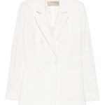 Blazer doppiopetto in avorio Elie saab - donna 