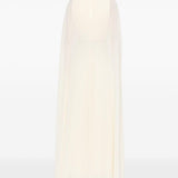 Abito lungo con scollo a V in giallo chiaro Roland Mouret - donna 
