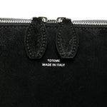 Borsa a spalla in suede in nero Toteme - donna 