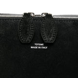 Borsa a spalla in suede in nero Toteme - donna 