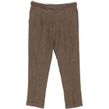 Pantaloni con regolazioni laterali in marrone Briglia 1949 - uomo 