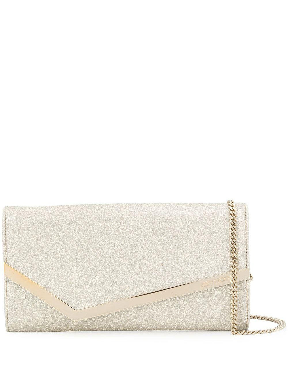 Clutch Emmie in platino Jimmy choo - donna 
