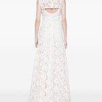 Abibto maxi in pizzo in beige Costarellos - donna 