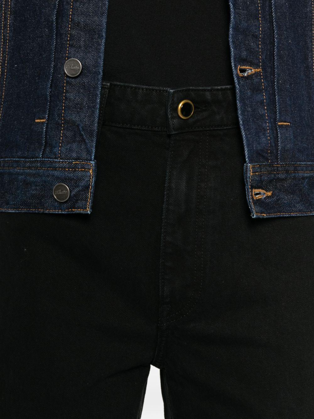 Jeans dritti Danielle in nero Khaite - donna 