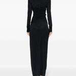 Abito Venus con scollo profondo in nero Christopher esber - donna 