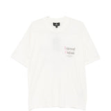 T-shirt a maniche corte con stampa logo in bianco Represent - uomo 