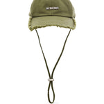 Cappello con orlo sfrangiato in verde Jacquemus - unisex 