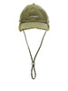 Cappello con orlo sfrangiato in verde Jacquemus - unisex