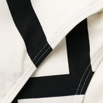 Costume da bagno con monogramma in bianco e nero Toteme - donna 