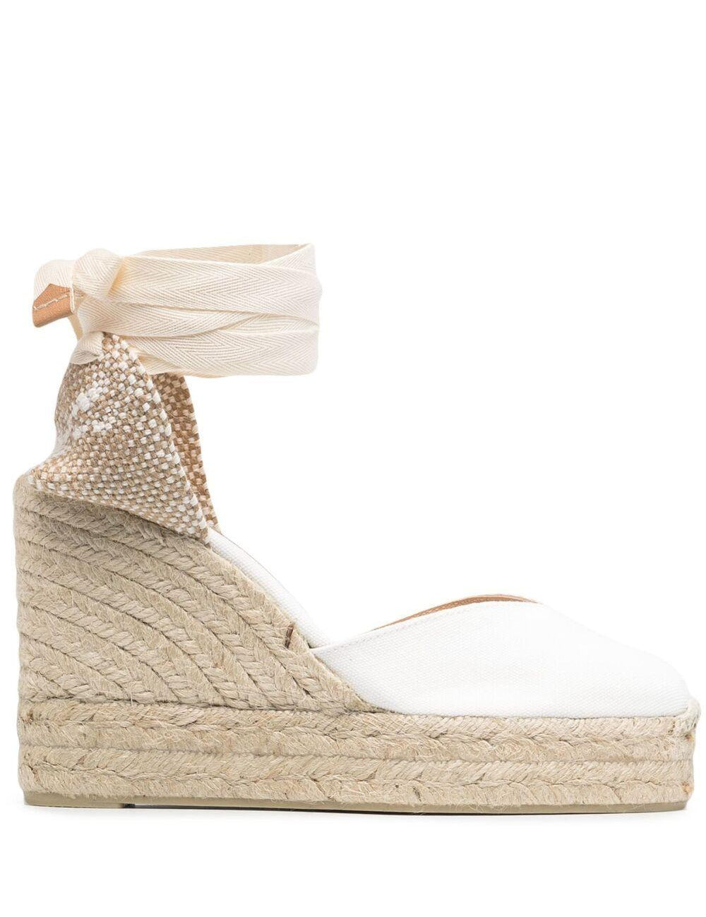 Espadrillas Chiara con zeppa in avorio CASTANER - donna 