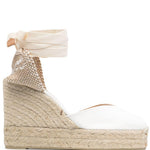 Espadrillas Chiara con zeppa in avorio CASTANER - donna 