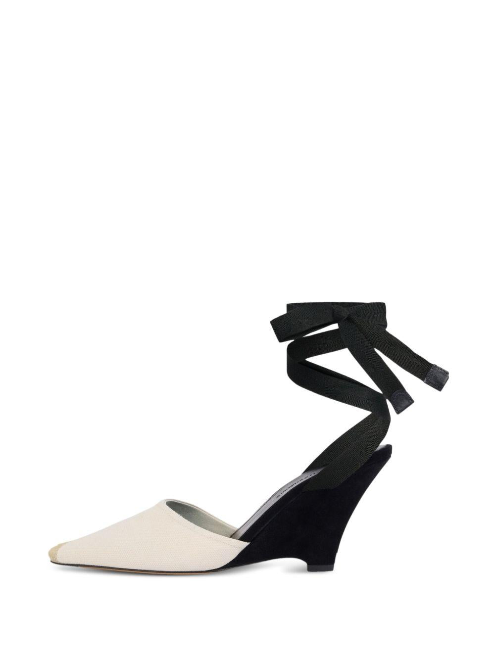 Espadrilles les espadrilles high in avorio e nero Jacquemus - donna 