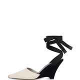 Espadrilles les espadrilles high in avorio e nero Jacquemus - donna 