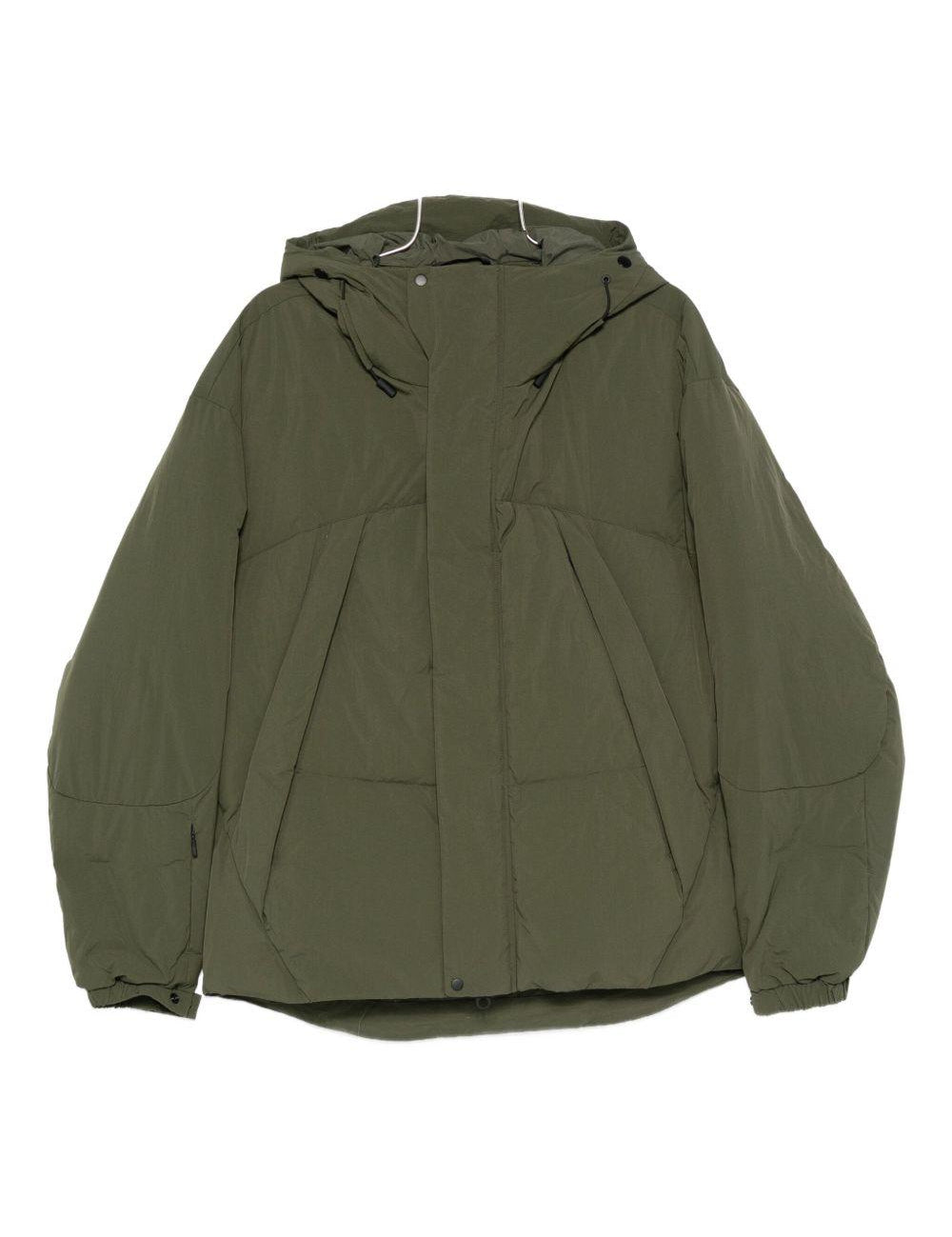 Piumino con cappuccio in verde Jg1 - uomo 