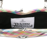Borsa a quadri belle heart multicolore Vivienne westwood - donna 