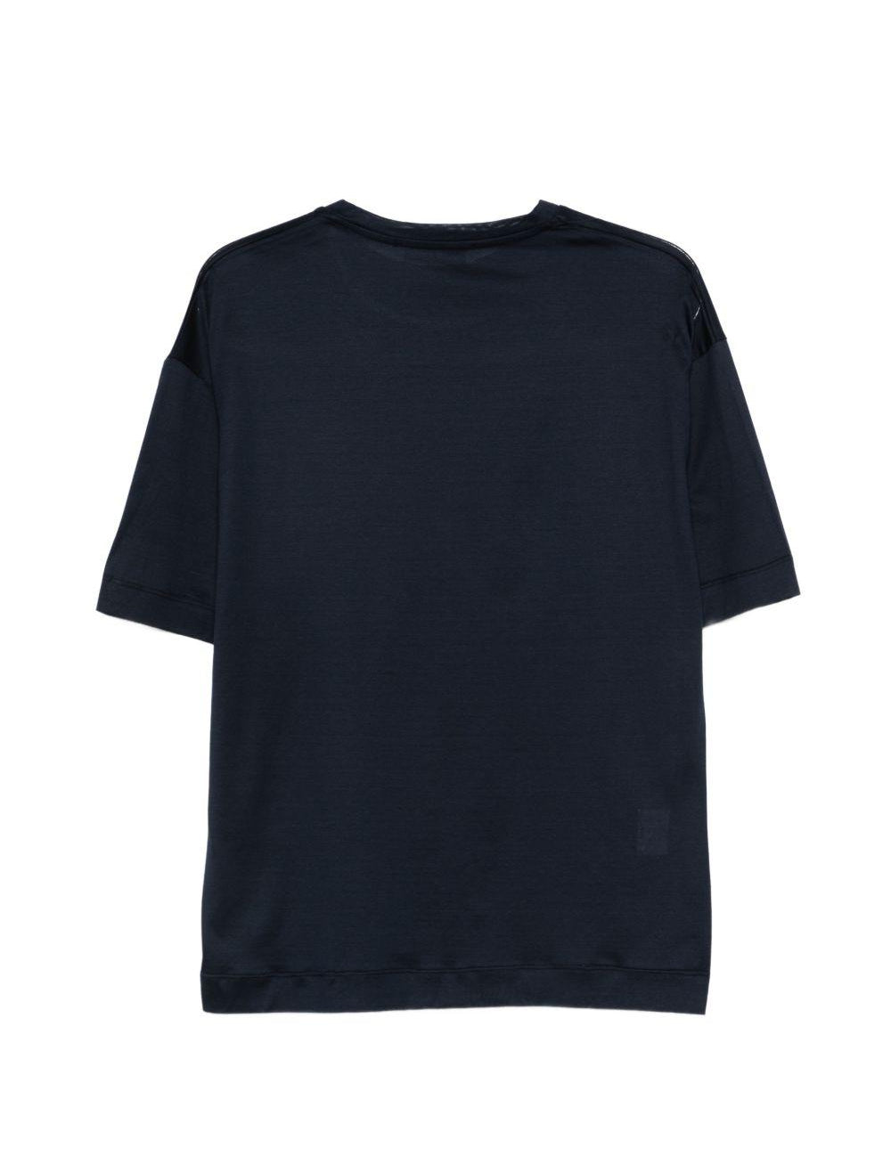 T-shirt a maniche corte in blu Costumein - uomo 