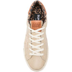 Sneakers super-star con stampa animalier in beige Golden goose - donna 