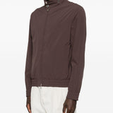 Giacca bomber con zip in marrone Brunello cucinelli - uomo 