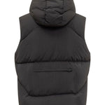 Gilet con zip in nero Jg1 - uomo 