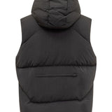 Gilet con zip in nero Jg1 - uomo 