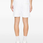 Shorts con monogramma in bianco Casablanca - uomo 