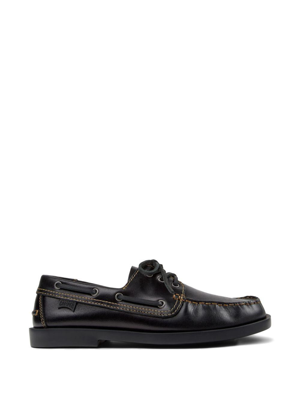 Mocassini Stringate Don in nero Camper - uomo 